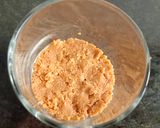 A picture of step 2 of No Bake Strawberry Cheesecake.
