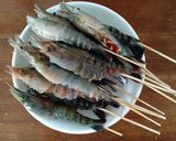 Hình bước làm 1 của món Tôm lóng nướng muối tôm