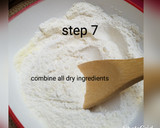 A picture of step 7 of Bow tie buns.