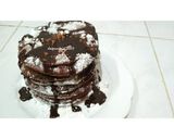 Foto langkah ke 6 dari resep Pancake Buttermilk Coklat.