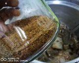 A picture of step 5 of Uzbeki pulao.