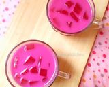 Foto langkah ke 3 dari resep Minuman es jelly buah naga.