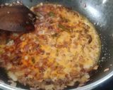 A picture of step 6 of Road side Kalan with cabbage.