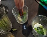 A picture of step 1 of Mint Lemon Mojito.