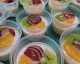 Foto langkah ke 4 dari resep Puding Susu Buah.
