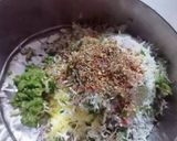 A picture of step 2 of Veg Paneer stuff Lifafa Paratha for tiffin box.