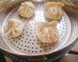 A picture of step 4 of Veg Dumplings 😋😋 street style momos.