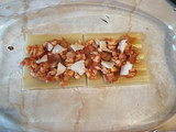 Lasaña de pollo saludable