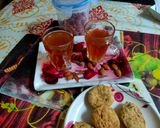 A picture of step 5 of Kashmiri kahva tea.