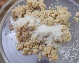 A picture of step 2 of #RSC#gulabhi syrup coconut Koya balls#.