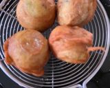 A picture of step 5 of Farali batetawada (potato fritters).