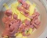 Foto del paso 1 de la receta: Ensalada de lechuga con jamón y queso