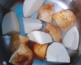 சப்பாத்தி சோயா சங்ஸ் உருளைக்கிழங்கு கறி(Chappathi Soya Chunks Potato Curry recipe in tamil) ரெசிபி ஸ்டேப் 2 புகைப்படம்