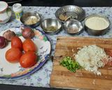 A picture of step 2 of Kofta gravy.