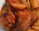 Foto del paso 7 de la receta: Pollo con cerveza y manzanas 🍏🍎