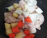 Foto langkah ke 7 dari resep Jjim Dak Semur ayamnya Korea.