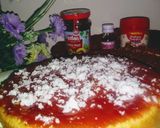 A picture of step 1 of Eggless honey cake.