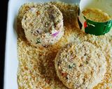 A picture of step 13 of Salmon and Tofu Crab Cake Style.
