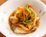 A picture of step 9 of Cod with Japanese-Style Colorful Vegetable Sauce.