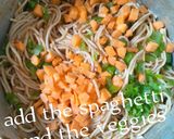A picture of step 6 of Jollof Spaghetti.