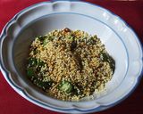 A picture of step 2 of Kodo millet uppuma.