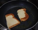 Foto langkah ke 3 dari resep Roti panggang teflon olesan susu matcha.