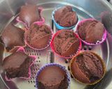 Foto langkah ke 8 dari resep Bolu Kukus Cokelat Gluten Free.