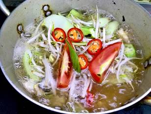 Canh chua cá Dứa 1 nắng bước làm 6 hình