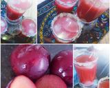 A picture of step 8 of Plum, grape and citrus rind juice.