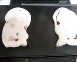 A picture of step 4 of Vitantonio Taiyaki with Candied Chestnuts & Sweet Red Bean Paste.