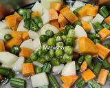 A picture of step 2 of Authentic Karnataka Style Vegetable Pulao.
