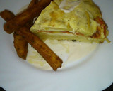 Foto del paso 8 de la receta: Tortilla de patata con calabacín y rodajas de tomate natural
