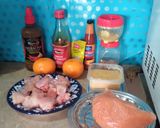 A picture of step 1 of Orange chicken.