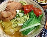 蔥燒排骨蔬菜麵的食譜步驟4照片
