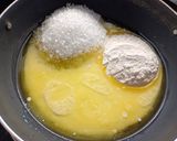 A picture of step 1 of Ice Halwa / Mahim Halwa.