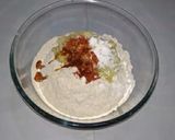A picture of step 1 of Veg Pinwheel Samosa.