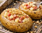 Foto del passaggio 3 della ricetta Patate ripiene croccanti al forno