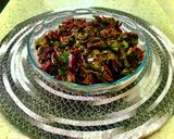 Foto del paso 3 de la receta: Ensalada de hojas de betarraga al vapor