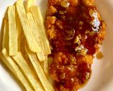 Foto langkah ke 5 dari resep Chiken Katsu Blackpapper Sauce.