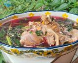 Hình bước làm 3 của món Rau dền cơm nấu xương heo
