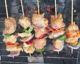 A picture of step 3 of Chicken kebab.