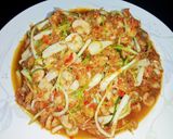 Foto langkah ke 5 dari resep Sambal Udang Bawang Batak (Udang Sambal Lokio).