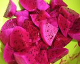Foto langkah ke 1 dari resep Jus Buah Naga Jeruk Nipis.