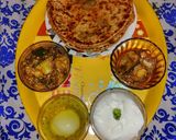 A picture of step 23 of Aloo paratha.