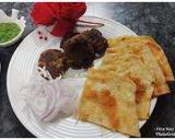 A picture of step 5 of Kachay Qeemay ke kabab With Paratha, Green Chutney and Doodh-Patti Chai.