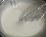 A picture of step 4 of Vanilla Pancakes with Strawberry Sauce.