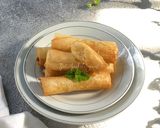 Foto langkah ke 4 dari resep PisJu (Pisang Keju) Lumpia~Kriuknya nagih bikinnya gampang.