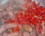 Foto del paso 4 de la receta: Salsa roja con salchicha parrillera