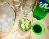 A picture of step 1 of Sparkling(cucumber)🍹.