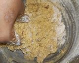 A picture of step 7 of Honey oatmeal choco cookies.